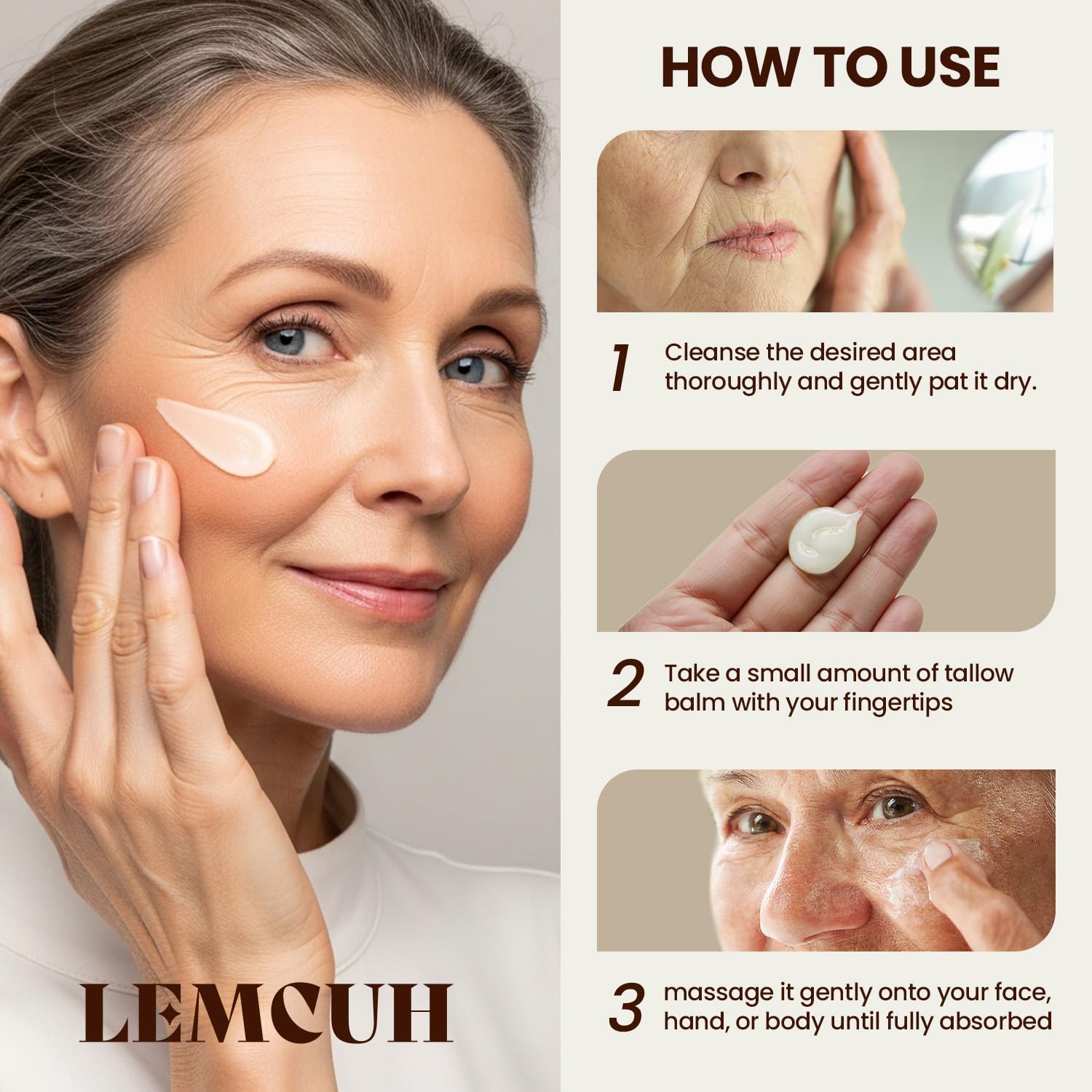 Beef Tallow Honey Balm