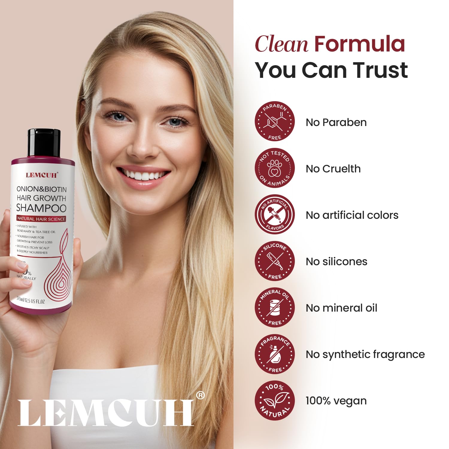 Onion & Biotin Hair Growth Shampoo