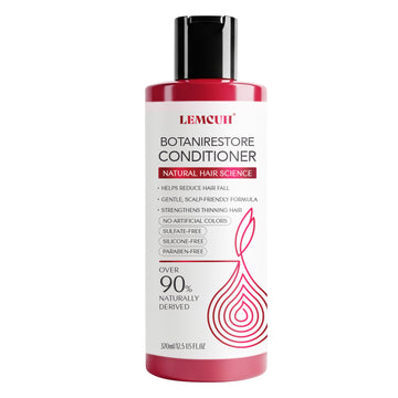 Onion & Biotin Hair Conditioner for Thinning Hair & Scalp Care - Strengthening Formula with Caffeine, Ginger & Ginseng - Daily Use (12.5 oz)