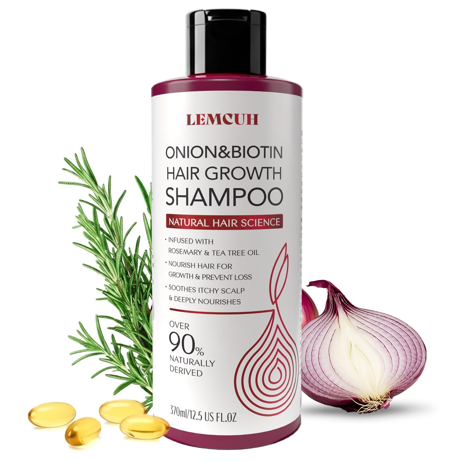 LEMCUH Clinically-Inspired Onion & Biotin Hair Growth Shampoo