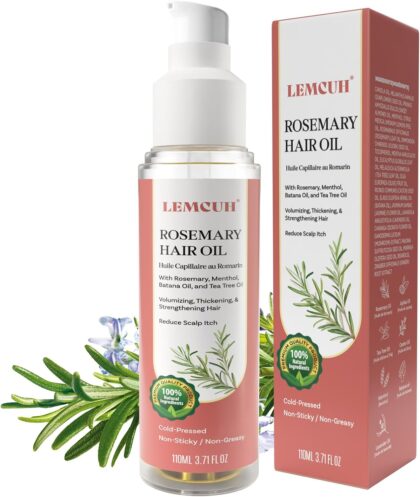 Organic Rosemary Oil For Hair & Scalp